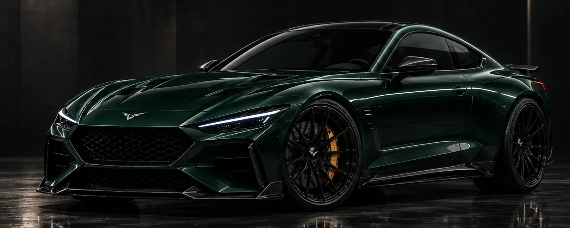 Velarti concept art: coupe, three-quarter front